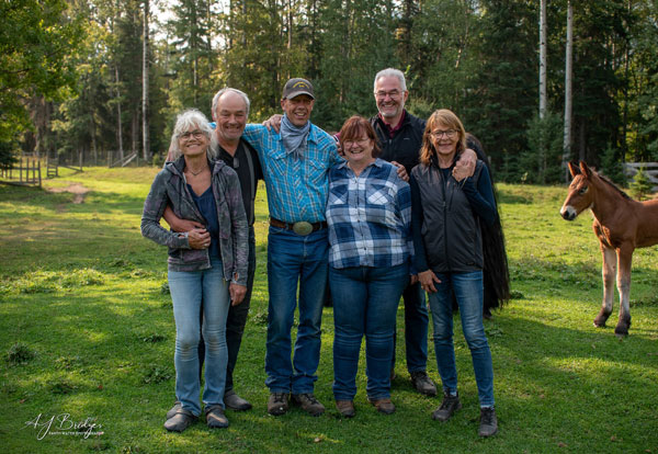 Visite de nos amis et leurs chevaux au Canada